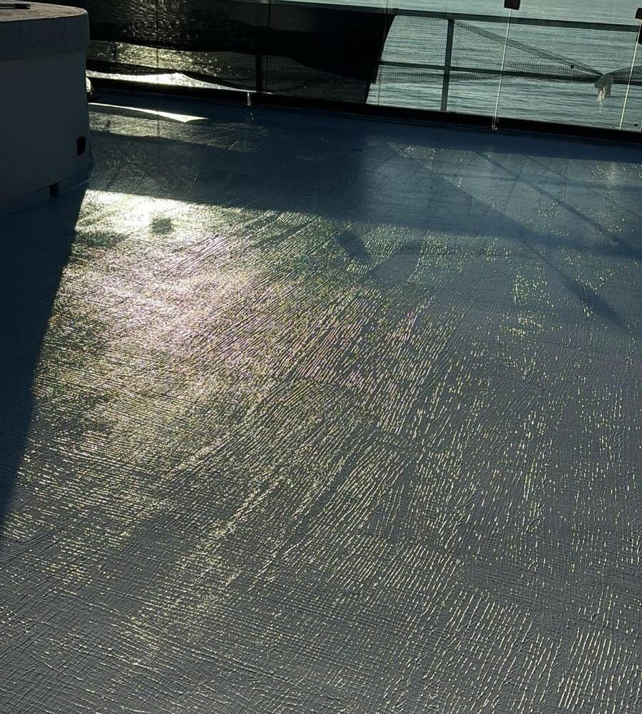 Roof and podium deck waterproofing membrane